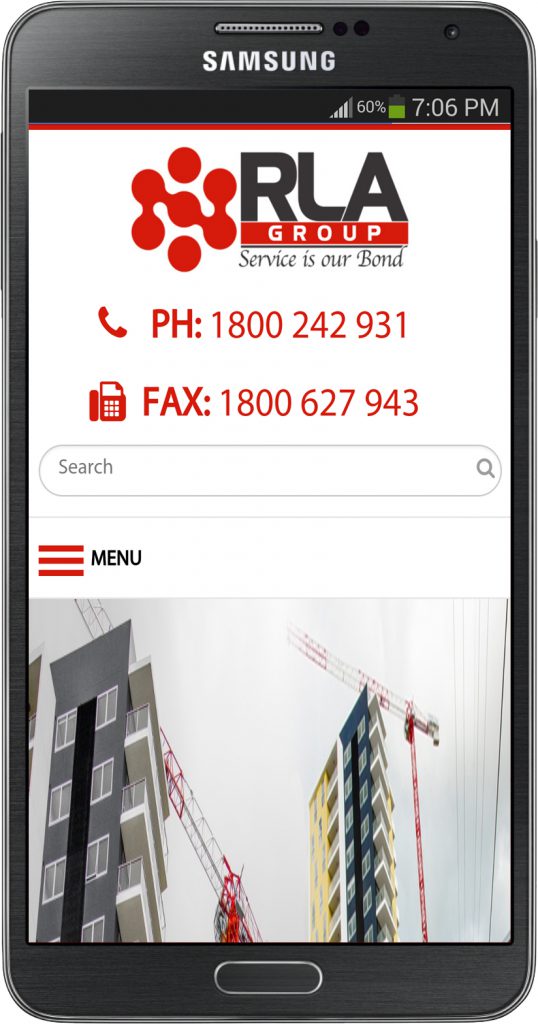 rla group mobile responsive